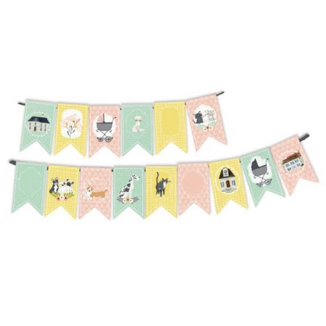 Banerek / die cut We are family, 15szt. - 5